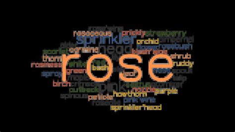 another word for rose.